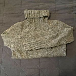 Sutton Studio 100% Gray Cashmere Turtleneck Sweater Size S